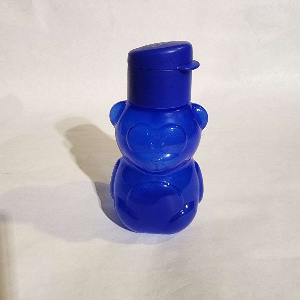 ✅ Brand New Tupperware 12oz BEAR, MONKEY,DARK BLUE ECO WATER BOTTLE